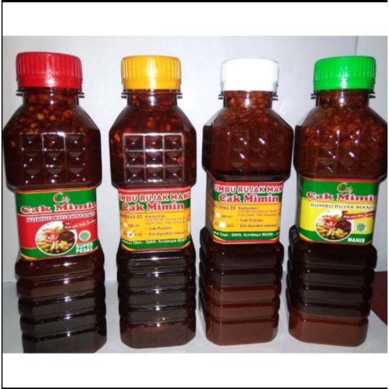 

Bumbu rujak buah kemasan 250gr siap saji