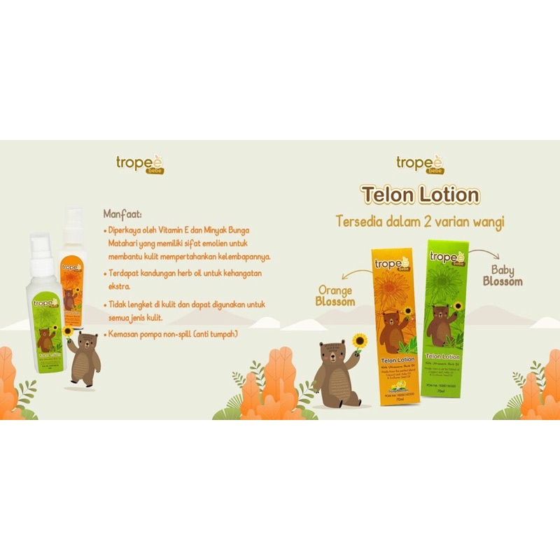 Tropee Bebe Telon Lotion