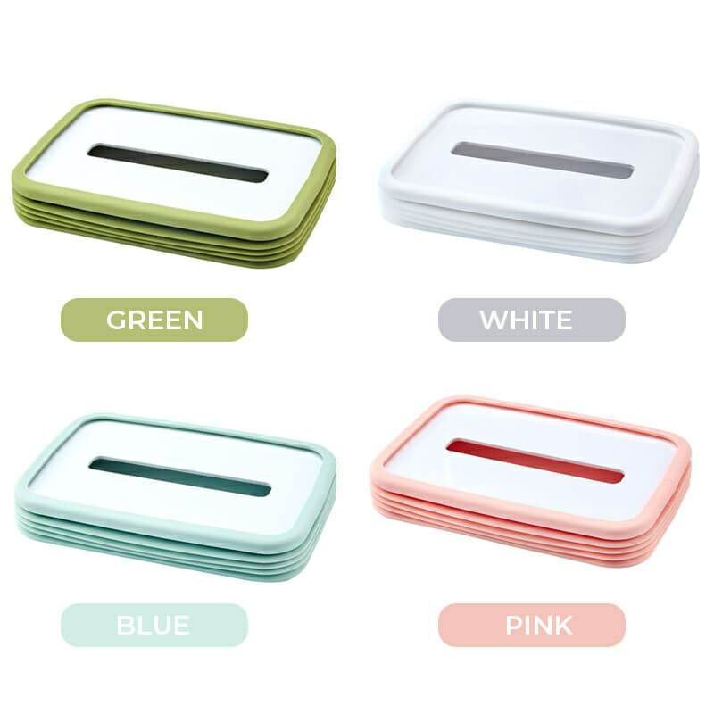 ~ PIYOSHI08 ~ Kotak Tissue Silikon  Lipat / Tissue Box Flexible / Tempat Tissue Serbaguna PR72