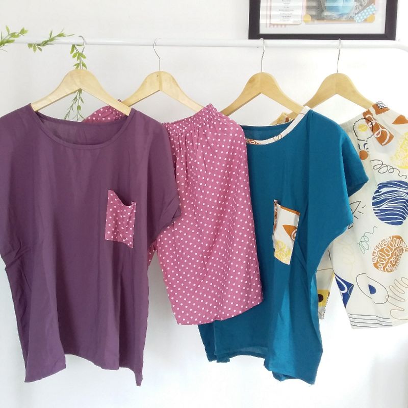 SETELAN BAJU PENDEK CELANA PENDEK