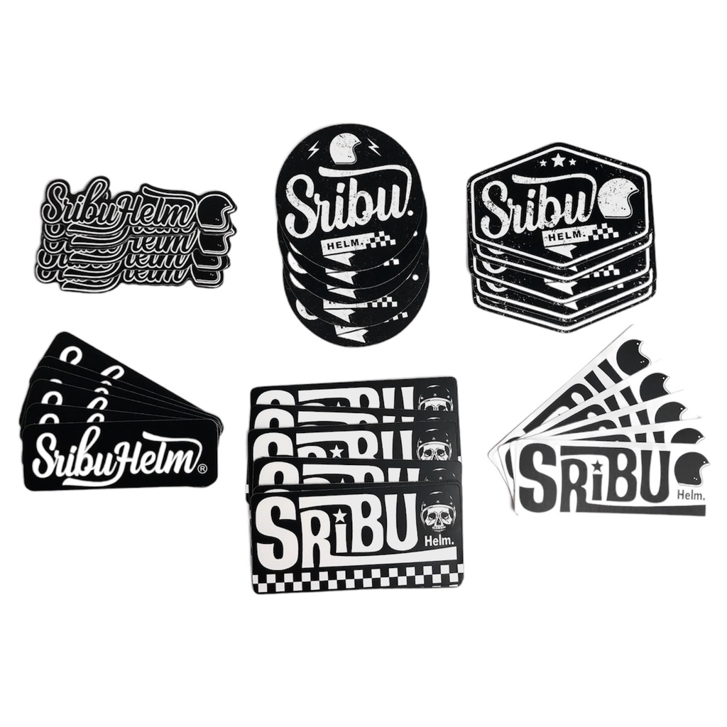 

Sribuhelm Sticker Pack isi 6pcs