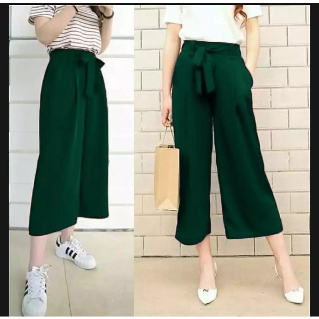 BDG_STYLE CELANA LEONY PANTS/CELANA KULOT WANITA/CELANA SANTAI//CELANA TERBARU (COD)