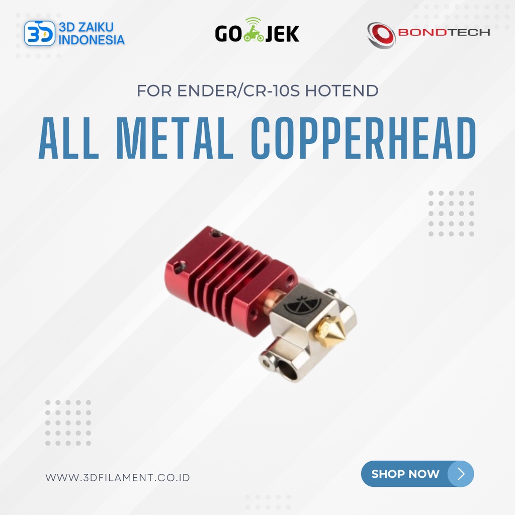 Original Bondtech All Metal Copperhead Upgrade for Ender/CR-10S Hotend