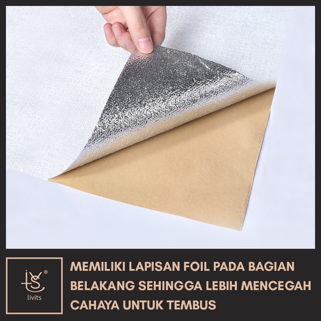 WALLPAPER LINEN ROLL 3D XPE FOAM | MOTIF KULIT JERUK | WALLFOAM STICKER