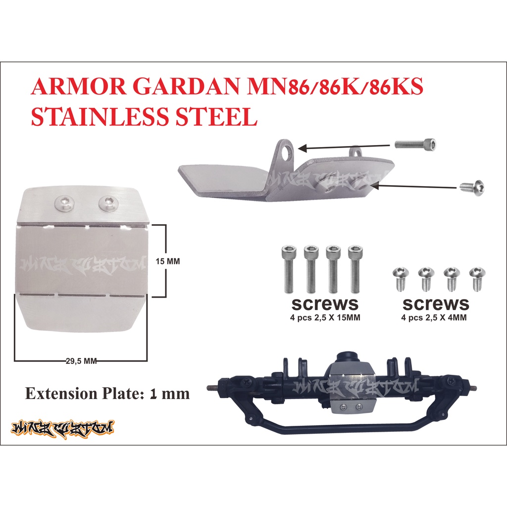 ARMOR GARDAN MN86/86K/86KS  STAINLESS STEEL