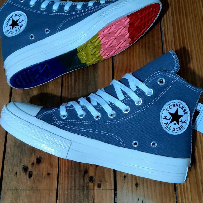 CONVERSE 70S HIGH RAINBOW GREY Premium Import
