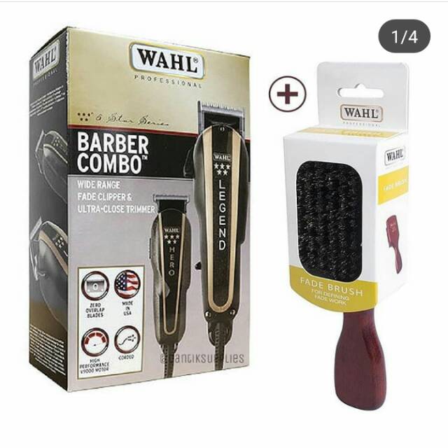 Wahl combo legend & hero free sikat baju ORIGINAL USA