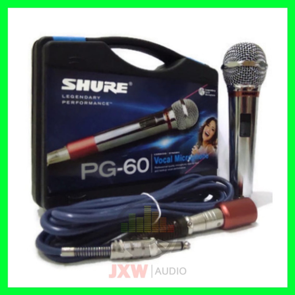 MIC SHURE PG-60 / MIC KABEL SHURE PG 60 / MIC SHURE KABEL PG60