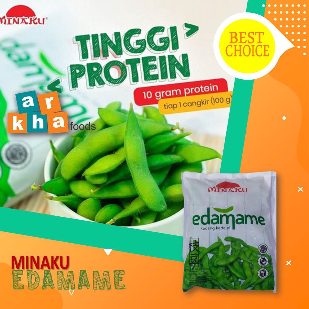 

Edamame minaku kacang kedelai 500gr