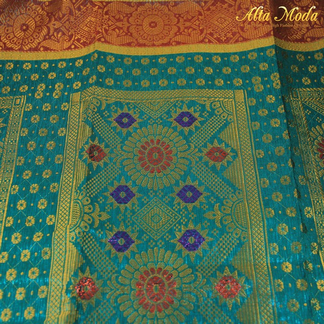 

Alta Moda Songket Palembang Mint Tosca (1pcs)