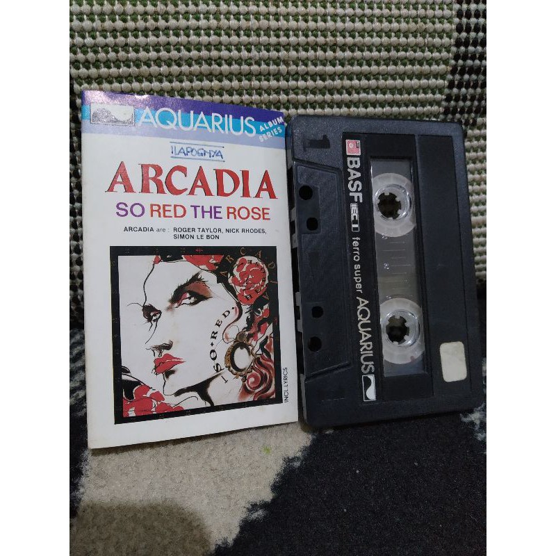 kaset pita arcadia / so red the rose