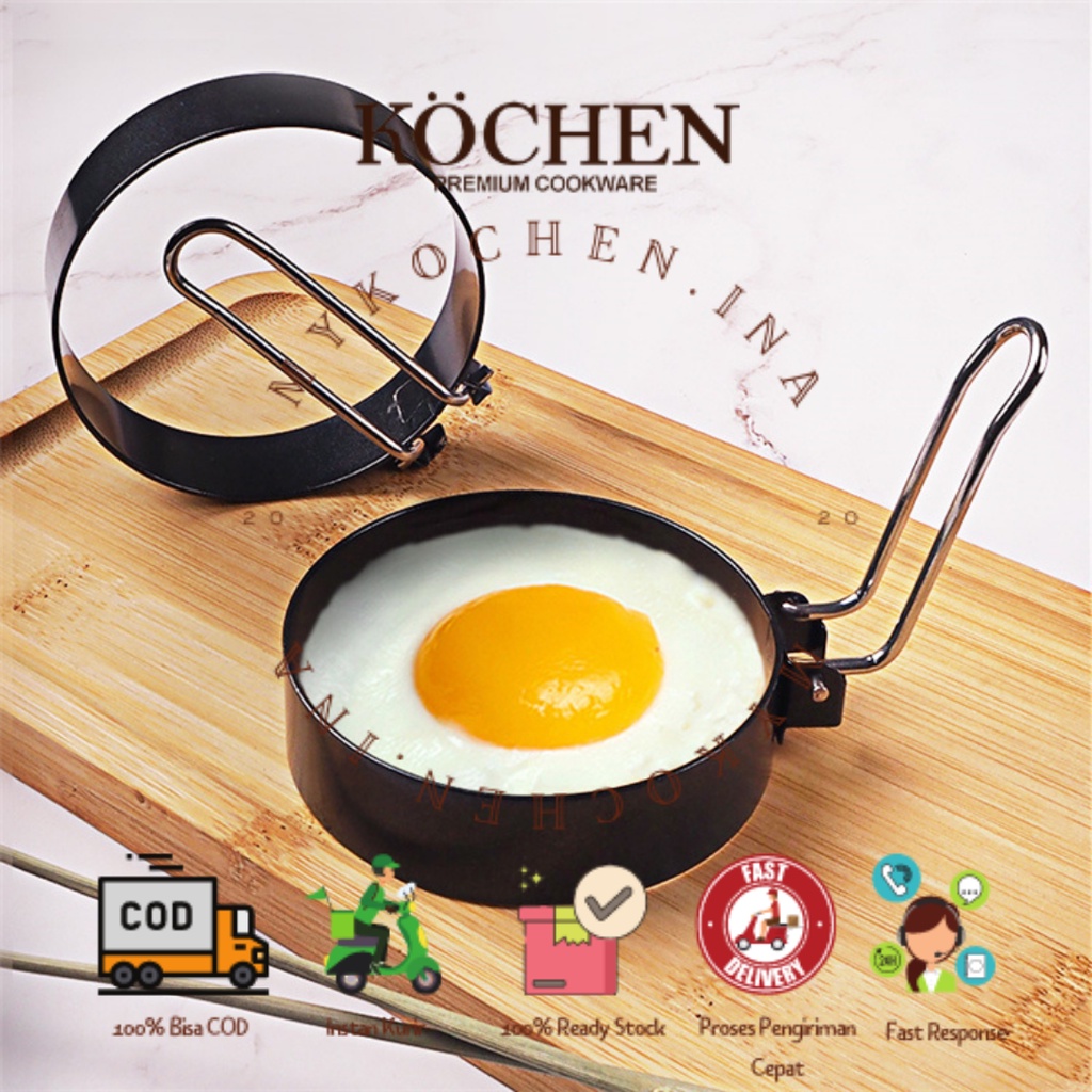 cetakan telur telor ceplok mata satu puding congkel anti lengket Peralatan Dapur Alat Serbaguna Multifungsi By Mykochen.ina