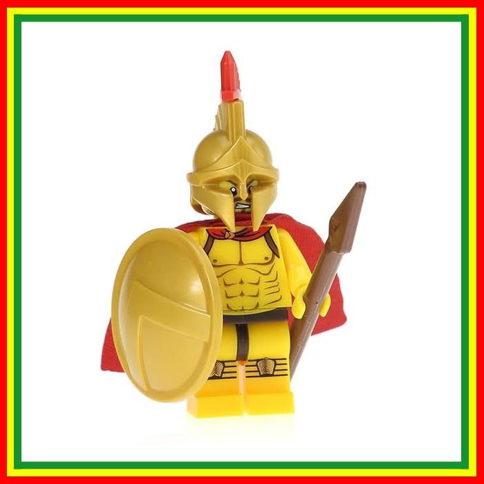 300 KING LEONIDAS SPARTAN WARRIOR MINIFIGURE LEGO BOOTLEG