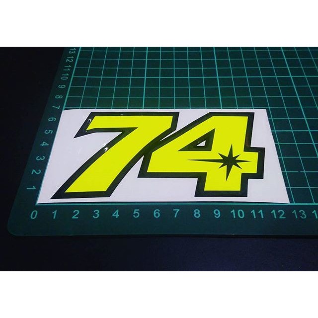 

Cutting Sticker 74 Daijiro Kato 12cm