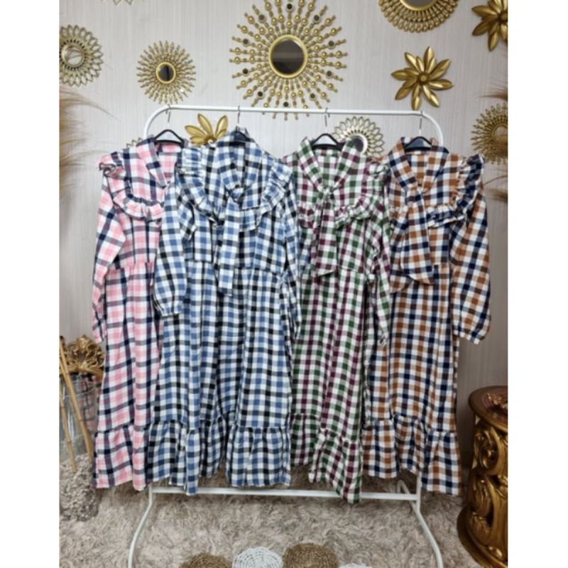 MIDI DRESS KOTAK MEIJIEWANG BUSUI