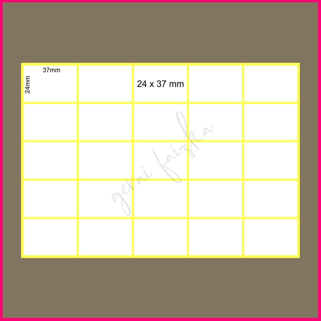 2,4X3,7 cm LABEL STICKER 105/LABEL UNDANGAN