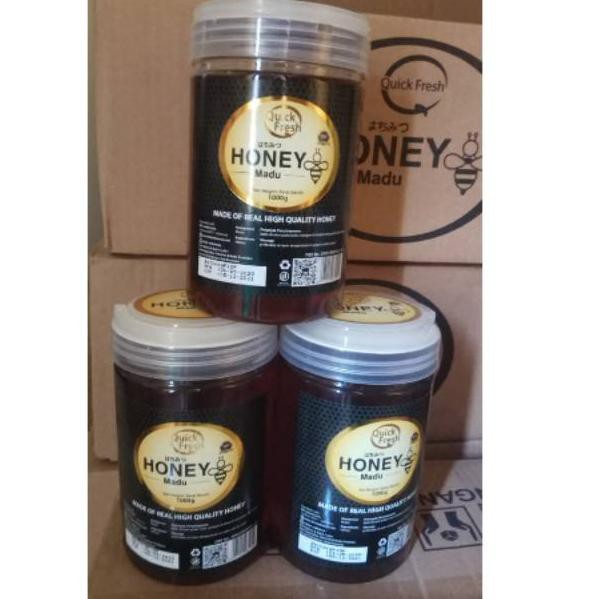 

Restock Quick Fresh Honey 1000 Gr. Quick Fresh honey 1 kg Madu alami termurah