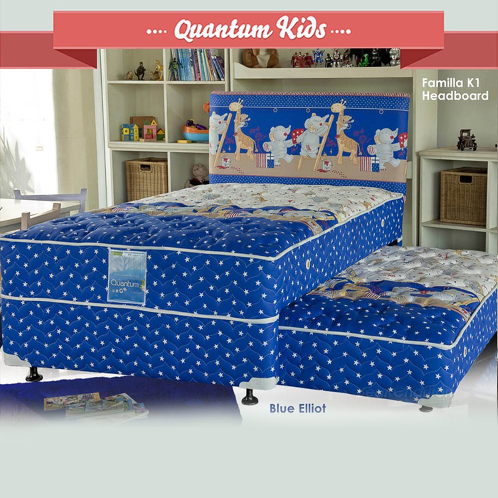 Quantum 2in1 Kids Familia K1 Set - Springbed (Full Set)