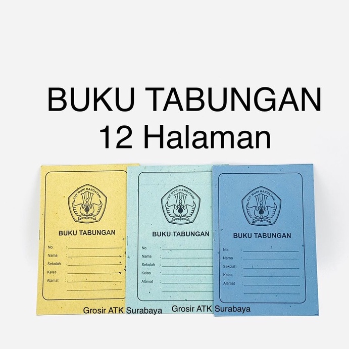 

BUKU TABUNGAN Anak Sekolah Keuangan Kecil Bagus Murah