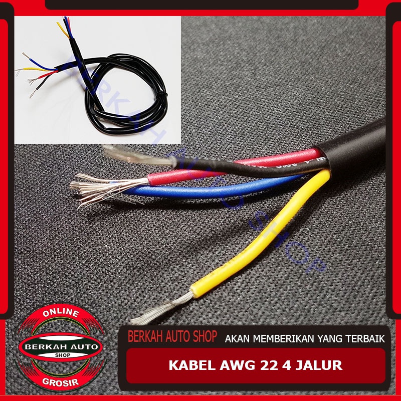 Kabel AWG 22 4Jalur Original Jual Per 1Meter