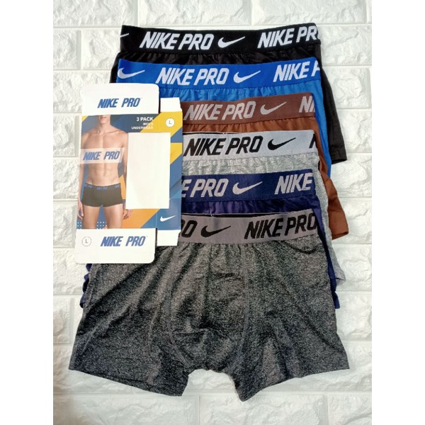 PROMO,,,,!!! ( 3 PCS BOXER NKE ) BOXER PRIA | CELANA DALAM