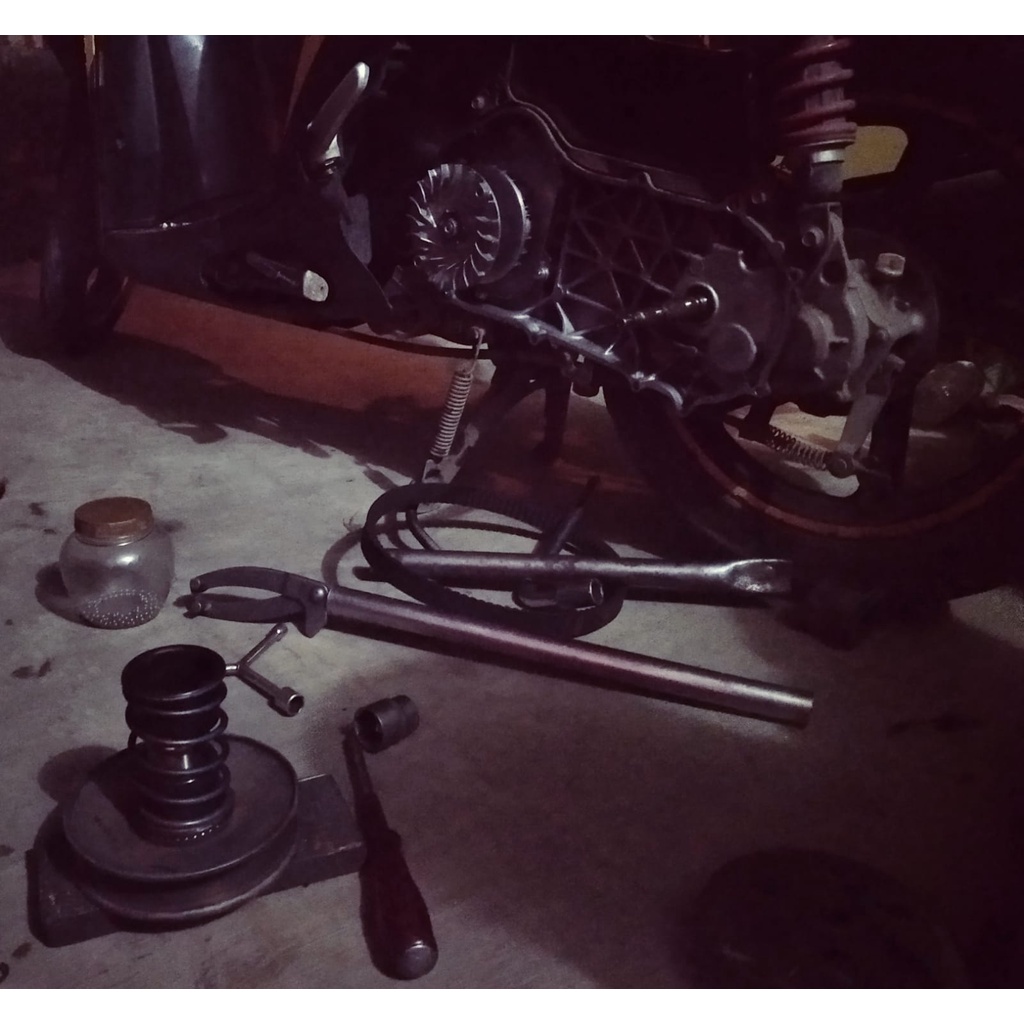 AdK Pelor Pengganjal Per CVT Bearing Seater Yamaha Mio Karbu Soul Karbu AST