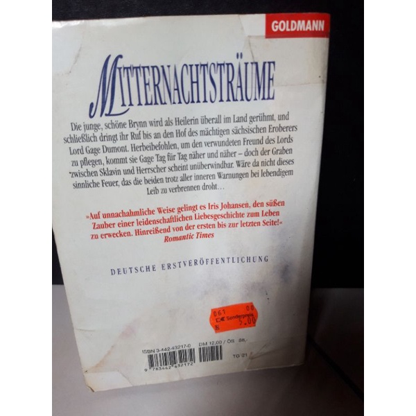 buku Roman  Bahasa Jerman, Mitternachtstraume By Irish Johansen-1
