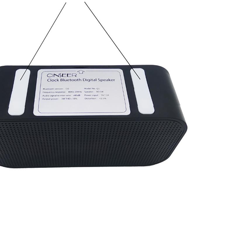 ☄ Speaker jam Bluetooth Versi 5.0 + Alarm dan Radio Model Q5 ➨