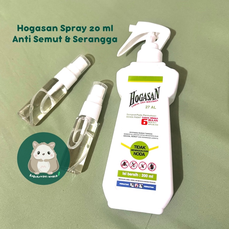 HOGASAN SPRAY ANTI SEMUT & SERANGGA - BOTOL KECIL 20 ML