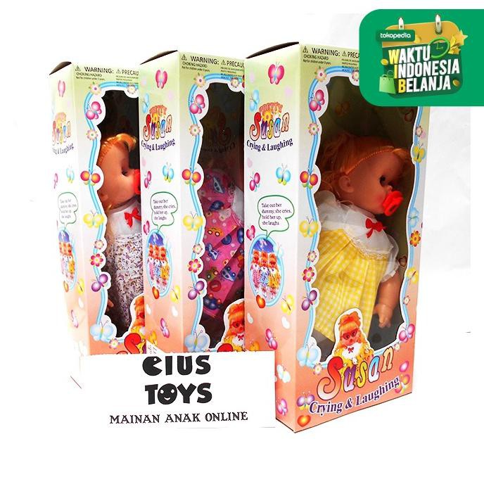 BONEKA SUSAN CRYING AND LAUGHING BONEKA SUSAN TERTAWA DAN MENANGIS
