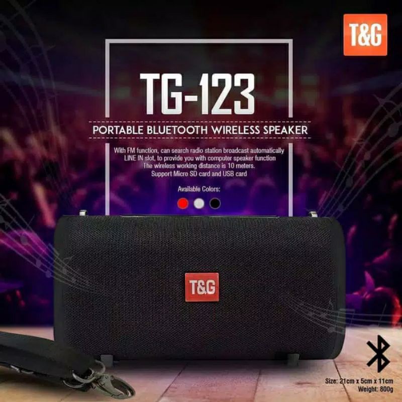 [BISA COD] Speaker Bluetooth Jbl Tg-123 Spiker Ukuran Besar Extra Full Bass Harga Termurah Bos