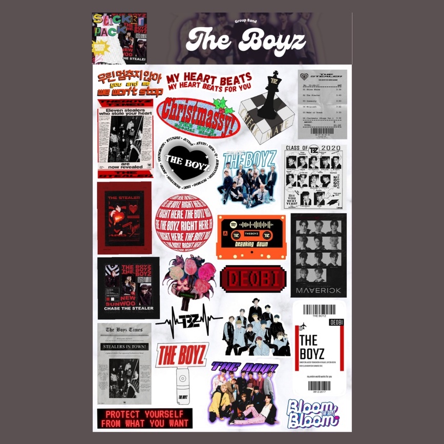 

The Boyz Sticker Sheet || K-POP