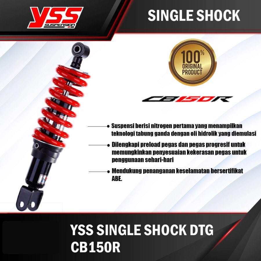 YSS SINGLE SHOCK DTG CB150R