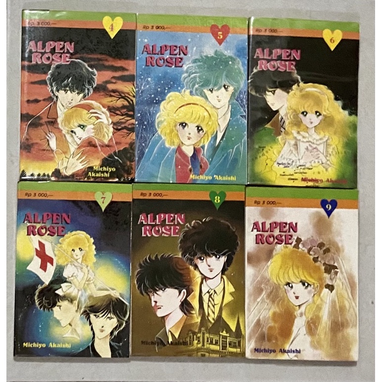 komik langka jepang alpen rose seri 4-9