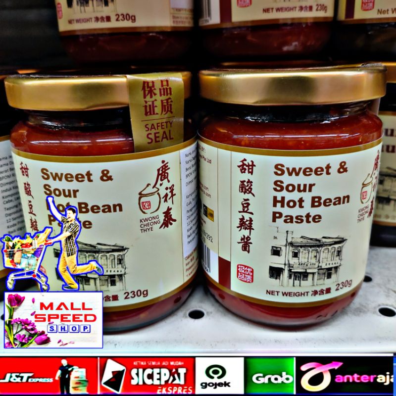 

Sweet & Sour Hot Bean Paste Merk KCT 230gr