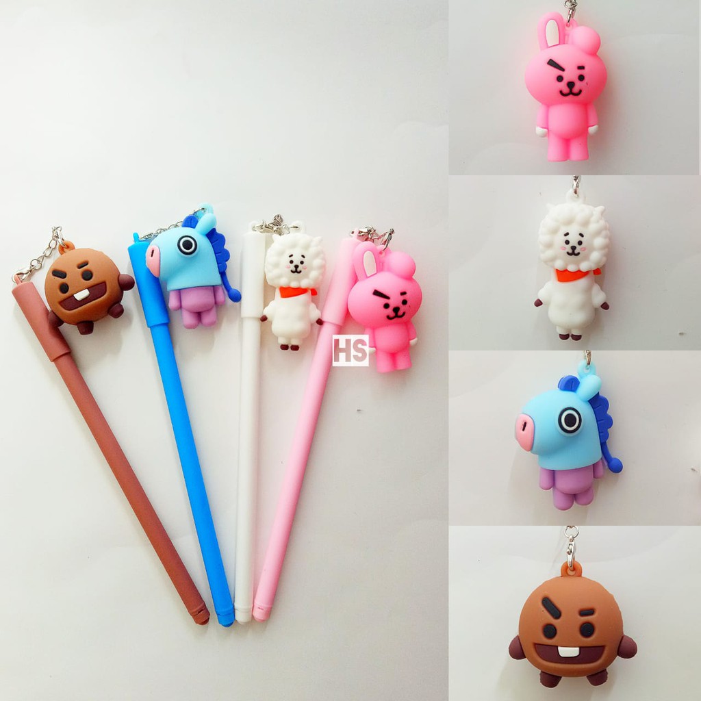 New Product Pulpen Karakter Bts Unik Lucu Perlengkapan Sekolah