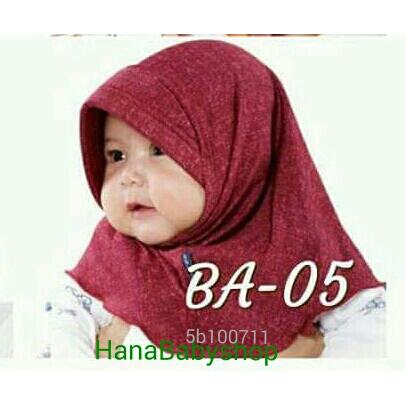 Jilbab Bayi Baru Lahir 0 - 2 Tahun Hijab Kerudung Anak Lucu 1 new born