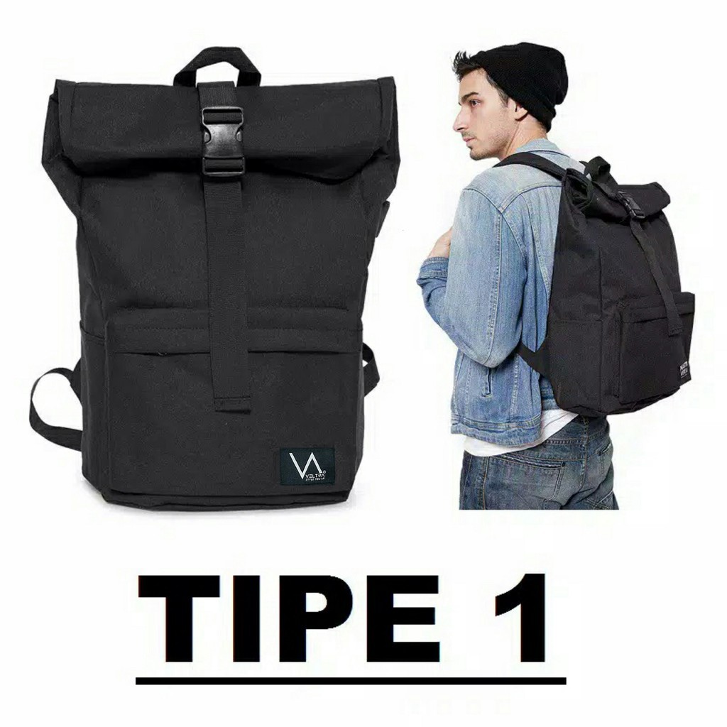 Tas Ransel Pria Keren Backpack Outdoor / Tas Punggung Cowok Casual Kerja A19