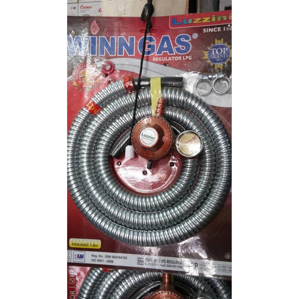 Selang Gas Paket Winn Gas &quot;Luzzini&quot; 1,8 M