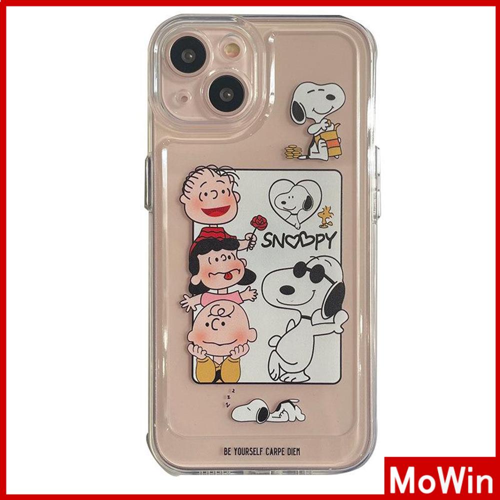 iPhone Case Silicone Soft Case Clear Case Thickened Shockproof Protection Camera Cartoon Cute Compatible For iPhone 11 iPhone 13 Pro Max iPhone 12 Pro Max iPhone 7 Plus iPhone xr