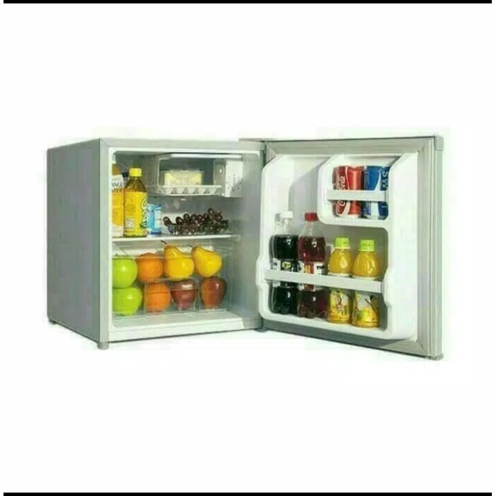 Kulkas Portable Sanken 1 Pintu 48 Liter Silver Low Watt Mini Hotel Kamar Kost Low Watt Sn 118 Shopee Indonesia 