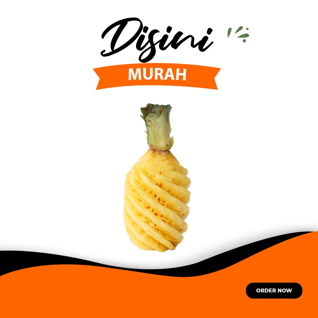 

nanas kupas per buah