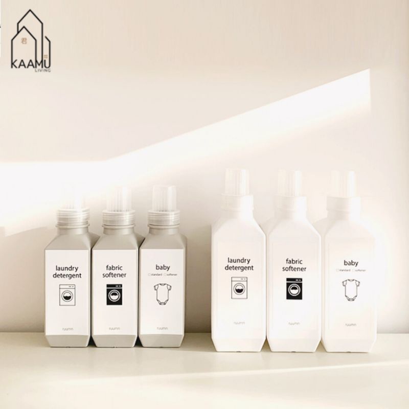 Gardenglories [ Kaamu Living ] Hanna Botol Deterjen Cair Estetik Refill Dispenser 1000 Ml 1 Liter