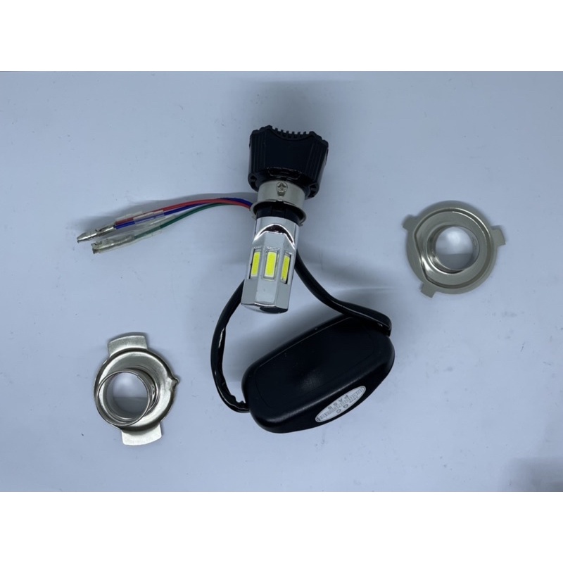 Lampu Depan 6 Sisi RTD Rayton Asli Ac Dc Original Lampu LED 6 Mata AC/DC Original M02E M:02E Plus Kipas H6 H4 & 3 Mata-4