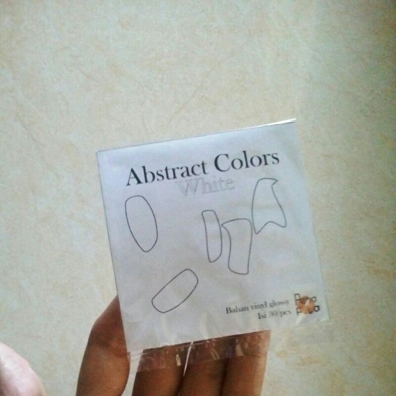 

Abstract Colors Sticker Vinyl Glossy