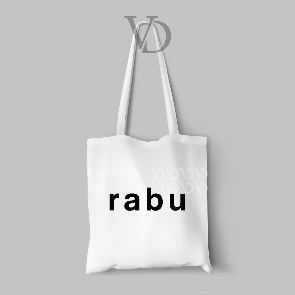 BISA CUSTOM FOTO TOTE BAG BAHAN KANVAS hari / TOTE BAG / TAS lucu / TAS BELANJA kata hari