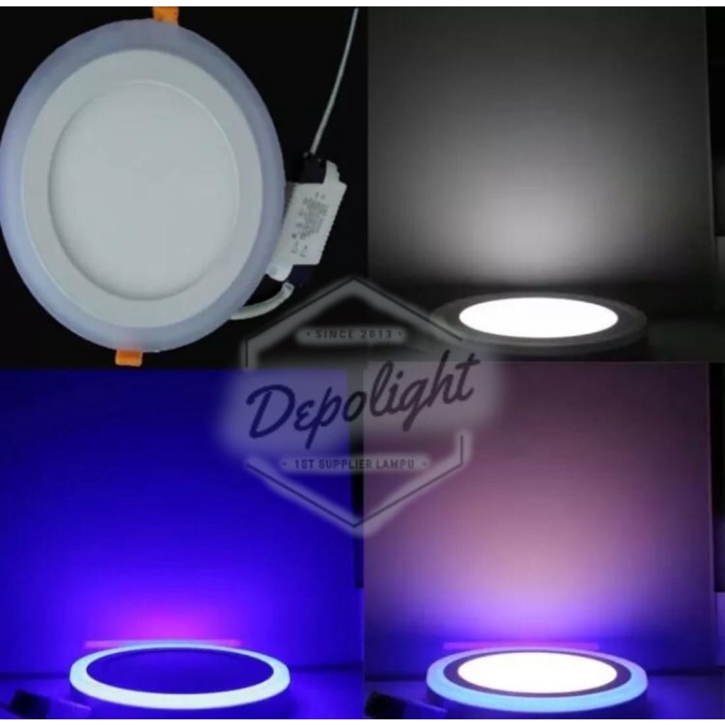 Lampu Downlight Panel LED IB Tanam 3+3 6+3 12+4 18+6