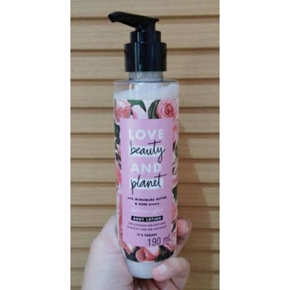 body lotion love beauty and planet 190ml (delicious glow),petal soft