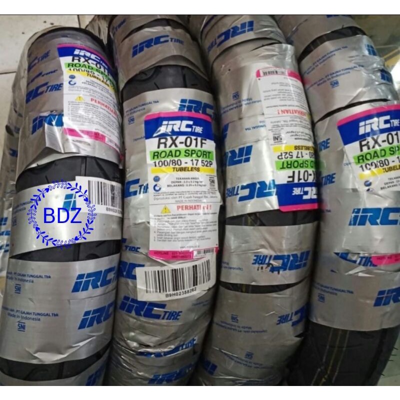 Ban IRC 100/80-17 RX-01/ RX01 (TL)