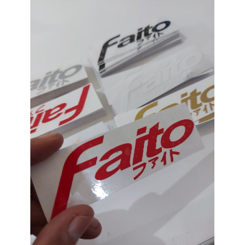 STICKER FAITO CUTTING